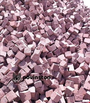سنگ کوبیک گرانیت قرمز