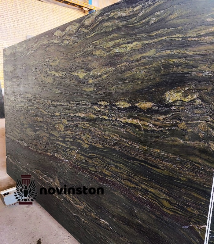 گرانیت سبز چرمی؛ ترکیبی از زیبایی طبیعی و مقاومت بی‌نظیر.