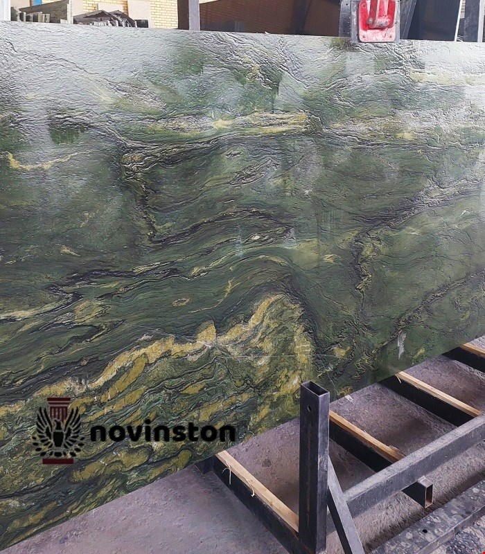 سنگ اسلب گرانیت سبز چرمی