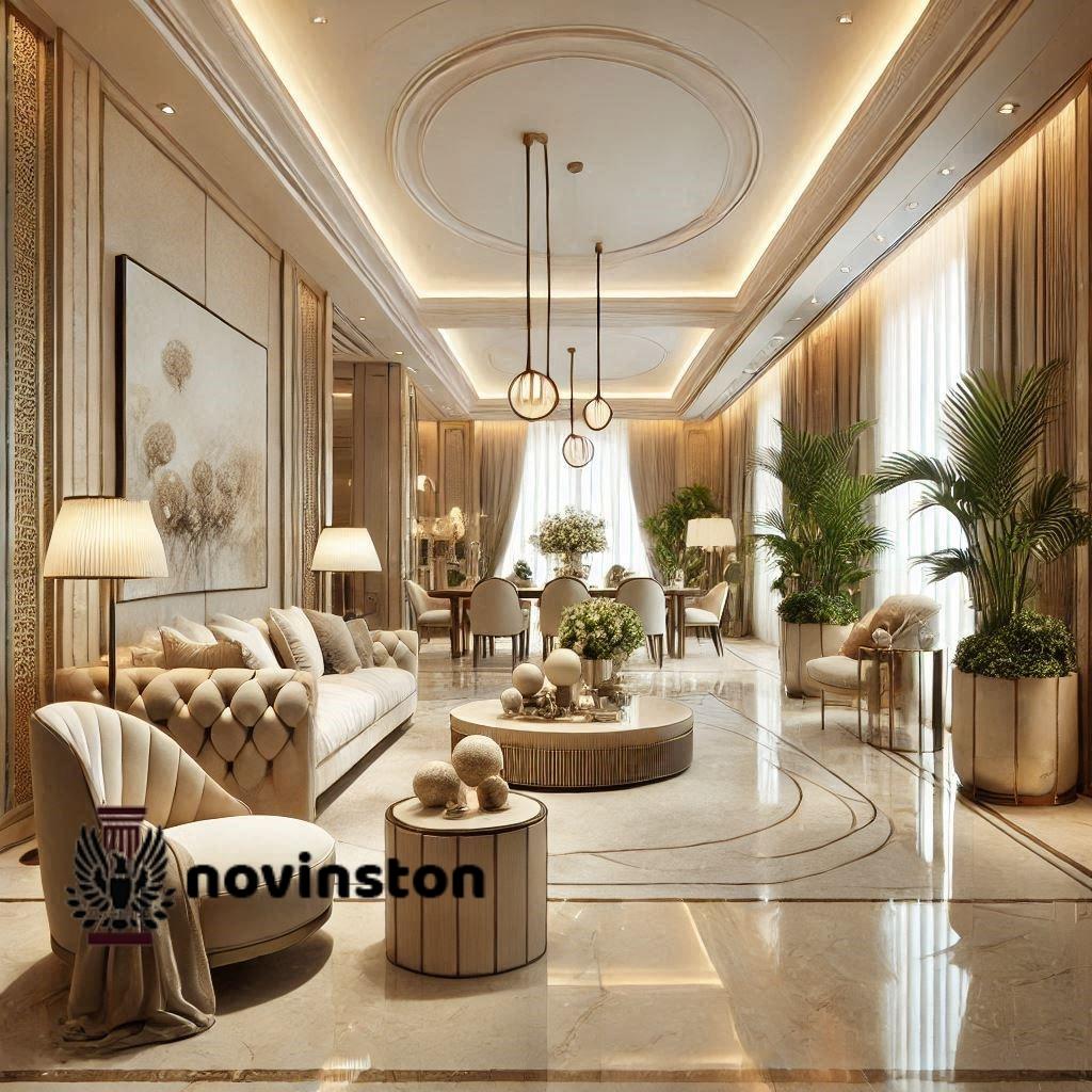 مرمریت کرم در طراحی داخلی