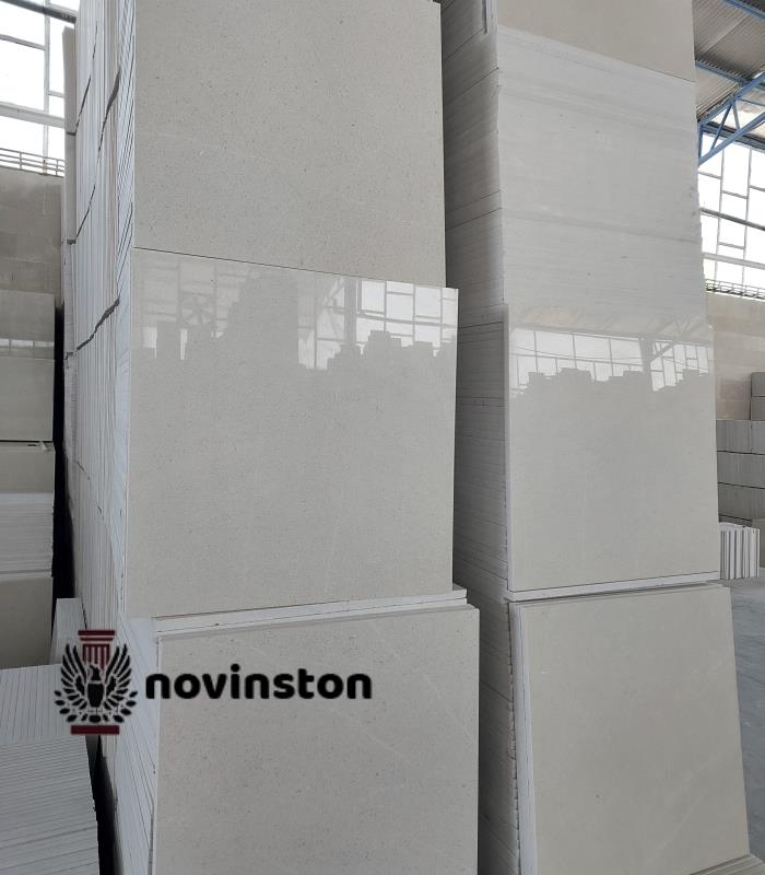  سنگ مرمریت هرسین سوپر با ابعاد دقیق 60x60، ایده‌آل برای طراحی داخلی شیک و مدرن. کیفیت سوپر را از نوین سنگ بخواهید.