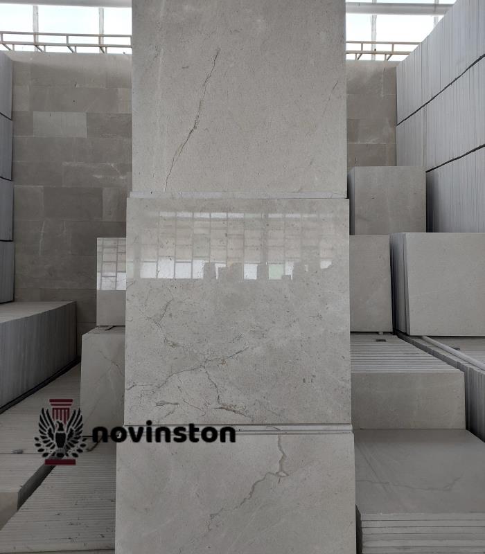  اگر به دنبال سنگ سفید با قیمت مناسب هستید، سنگ مرمریت هرسین سفید درجه دو در ابعاد 60x60 از نوین سنگ را از دست ندهید.