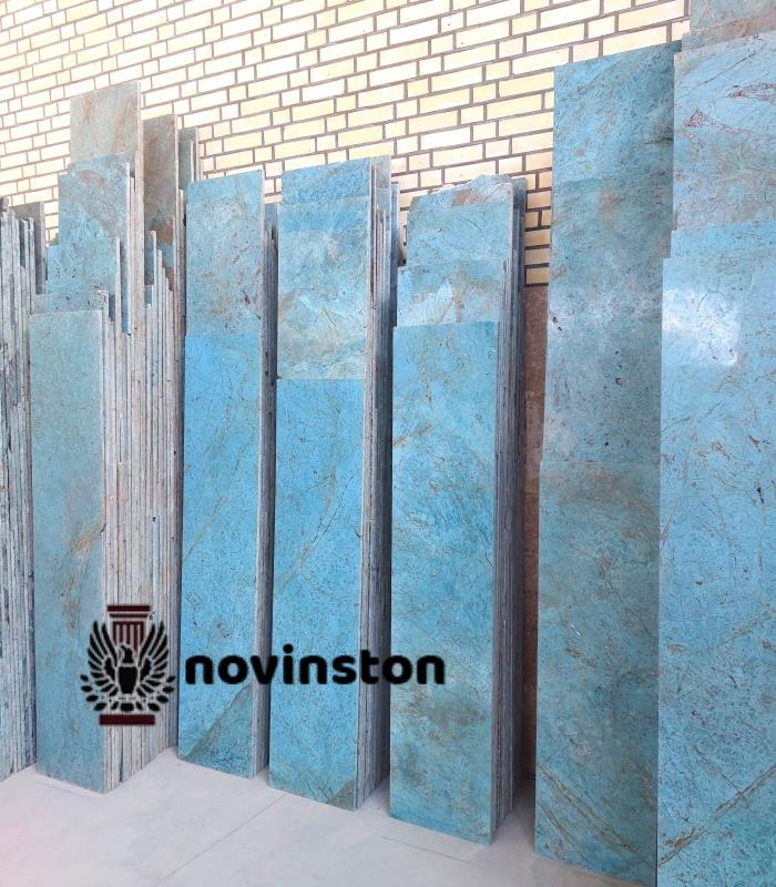  این سنگ با رنگ فیروزه‌ای چشمگیر و دوام عالی، انتخابی ایده‌آل برای طراحان و سازندگان حرفه‌ای است.